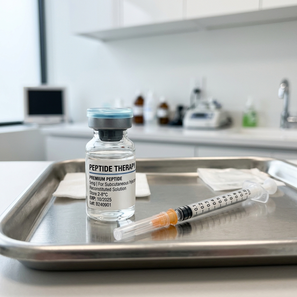 Clinical-grade peptide therapy vials